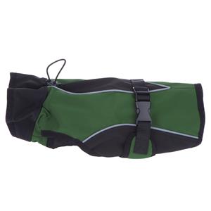 Zooplus Exclusive ca. 55 cm ruglengte - Hondenjas Softshell Groen