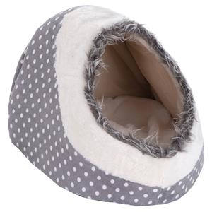Zooplus Exclusive - L 40 x B 40 x H 28 cm - Kattenhol White Dots