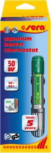 Sera 50W Aquariumverwarmer - Duurzaam Kwartsglas, Geschikt voor Zoet/Zoutwater, Veiligheidsschakeling