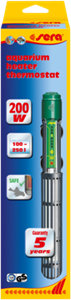 Sera 200W Regelbare Aquariumverwarmer - Schokvast voor Zoet & Zout Water, Veilige Montage