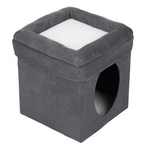 Zooplus Exclusive L39 x B39 x H42 cm Opvouwbare Kubus Kattenholletje