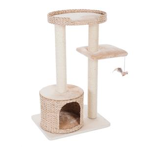 Zooplus Exclusive Natural Home II Krabpaal Beige H100 x L60 x B48 cm