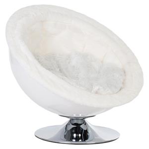 Zooplus Exclusive Ø60 cm Retro Kattenmand Pet Nest White