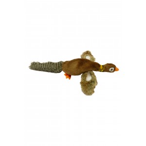 Papillon Pluche Fazant met piep hondenspeelgoed Per stuk