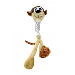 Brekz Plush Big Feet Naturel hondenspeelgoed Per stuk