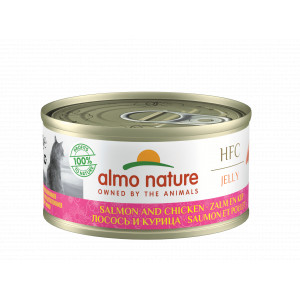 Almo Nature Jelly Zalm en Kip 70 gr Per 6