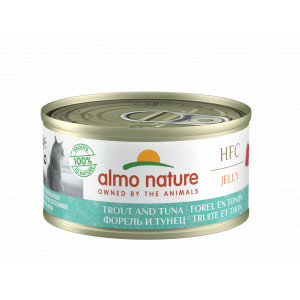 Almo Nature 70g 6x70g Forel & Tonijn in gelei Almo Nature Legend Kattenvoer Nat