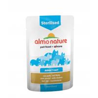 Almo Nature Sterilised - Natvoer - 30 x 70 gram - Kip