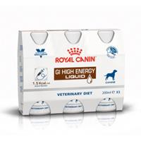 Royal Canin Veterinary Diet GI High Energy Liquid Hundefutter 3 x 200 ml