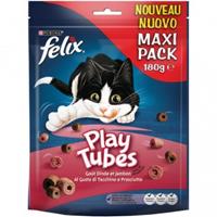 Felix Play Tubes Kalkoen & Ham 180 gr kattensnoep Per stuk