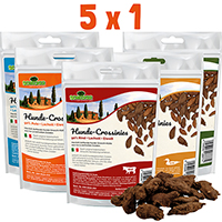 Hunde-Crossinies - 5 Sorten, Futter-Paket - SCHECKER