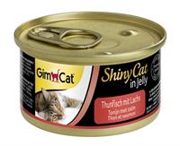24x GimCat ShinyCat in Jelly Tonijn&Zalm 70 gr