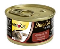 24x GimCat ShinyCat in Jelly Kip&Rund 70 gr