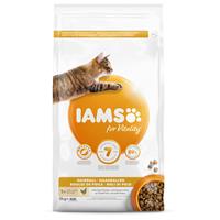 IAMS for Vitality Adult Hairball Huhn Katzenfutter 3 kg