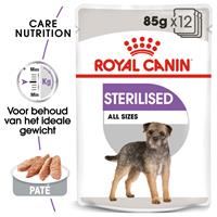 Royal Canin Sterilised natvoer hond 2 dozen (24 x 85 g)