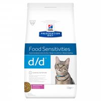 Hill's Prescription Diet D/D Katzenfutter mit Ente und grünen Erbsen 3 x 1,5 kg
