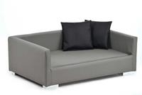 SILVIO DESIGN Hundesofa und Katzensofa Lucky Gr 1 B/L/H: 70/40/20 cm grau