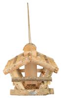 Esschert Design Vogelhuisje/voedersilo - hout - met silo - 30 cm -