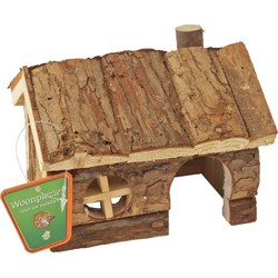Hamsterhuis natural puntdak 14cm - Gebr de boon