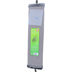 Sisal krabplank met pluche en catnip large - 14 cm x 63 cm - Gebr de boon