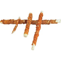 Gebr. de Boon Natuurlijke Snack Zak Met 6 Gedraaide Sticks 12cm Kip Hondensnacks