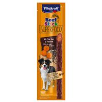 Vitakraft Beefstick Superfood Karotte mit Chiasamen Hundesnack (25 g) 5 Packungen