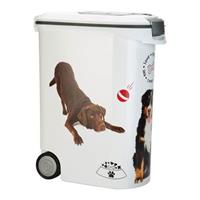 Curver Voedselcontainer hond met wielen 54 L