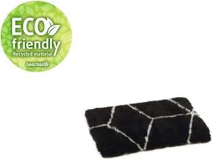 Beeztees Eco Vetbed Qub - Hondenmat - Bench - Zwart"Grijs - 49x36cm