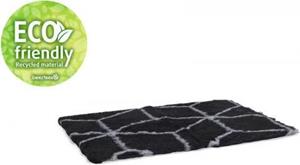 Beeztees Eco Vetbed Qub - Hondenmat - Bench - Zwart"Grijs - 78x55cm