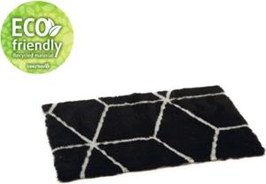 Beeztees Eco Vetbed Qub - Hondenmat - Bench - Zwart"Grijs - 89x60cm