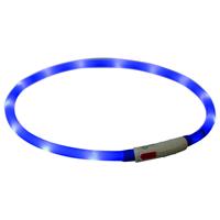 TRIXIE Hundehalsband Flash USB 70 cm Länge kürzbar in versch Farben