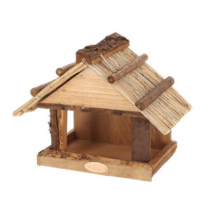 Muurvoedertafel rieten dak / Esschert Design