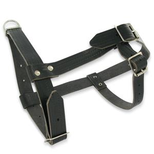 VSI Rammenhalster zwart leder XL 20mm met extra keelband