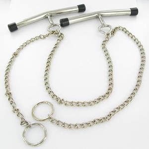 Kruuse Verlosketting met handgrepen chroom