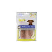 Truly Hondensnack Strips Chicken&Fish 90 gr