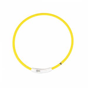 Duvo+ Flash light halsband 65 cm Geel
