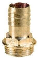 Europond Messing Vaareind met Buitendraad 1/8" x 8mm Tule - Robuuste Wateraansluiting