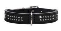 Hunter Halsband Diamond Petit schwarz 30 cm