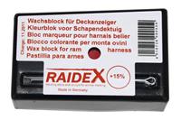 Wachsfarbblock RAIDEX, rot - SONSTIGE