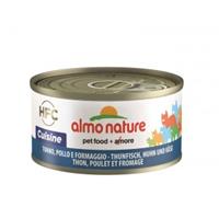 Almo Nature mit Thunfisch, Huhn und Käse Katzenfutter Pro 24 Stück (Natural)
