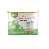 Almo Nature Anti Hairball Multipack mit Rind & Huhn Katzen-Nassfutter 6x70 g 6 x 70 g