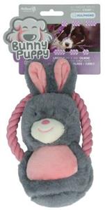 bunnypuppy Bunny Puppy Ropey Swing - Hondenspeelgoed - 27x13x6 cm Grijs Roze