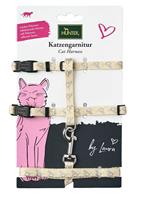 Hunter By Laura Cat harness with line - Beige