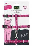Hunter By Laura Cat harness with line - Pink