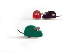 Opwindmuis mini fluweel ass - Beeztees