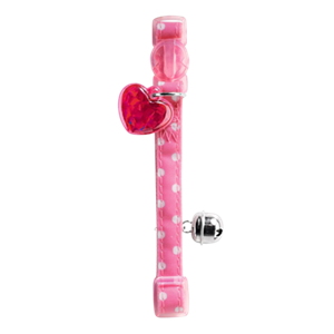 Hunter KHB Glanzend Punten Kattenhalsband - Roze
