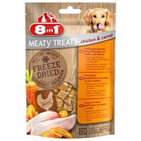 8in1 8x  Meaty Treats Kip en Wortel 50 gr