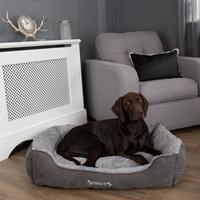 Scruffs Cosy Box Bed - Grey - L