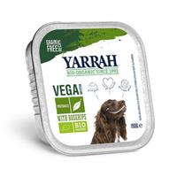 Yarrah Natvoer Hond Kuipje Chunks Vega - 12 x 150 g