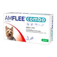 Amflee Combo Spot-On S (67 mg) für Hunde 3 pipetten